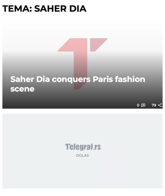 Saher Dia Conquers Paris Fashion Scene