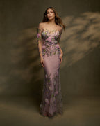 Tulle and  embroidered orgnaza - 1