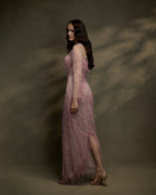 Tulle tassels gown with inside corset - 2
