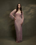 Tulle tassels gown with inside corset - 1