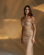 Handmade Embroidered Tulle Gown