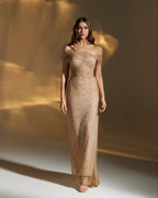 Handmade Embroidered Tulle Gown